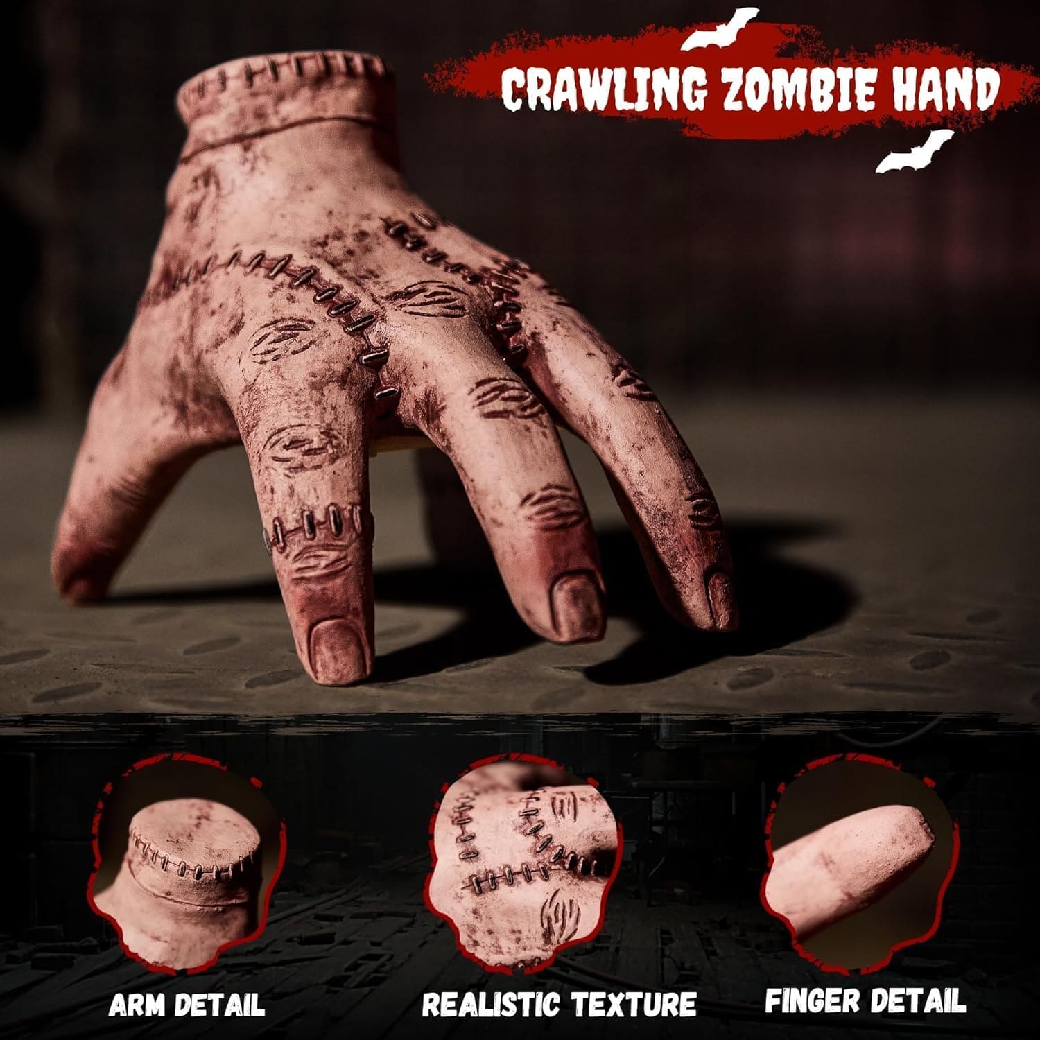 Crawling Zombie Hand - Creepy Sound and Motion