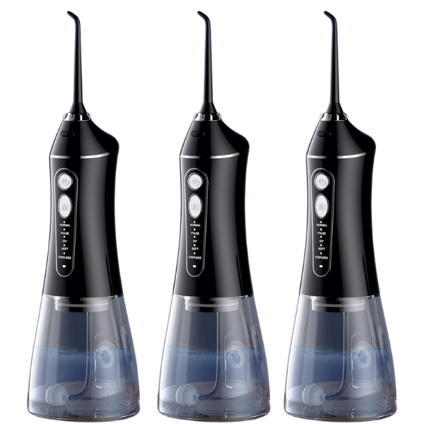 A set of 3 waster flosser