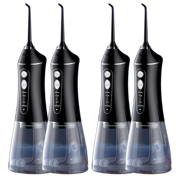 A set of 4 waster flosser